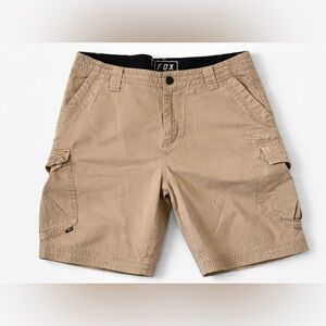 Fox Racing Cargo Shorts Mens Size 36 Tan Utility Casual Outdoors